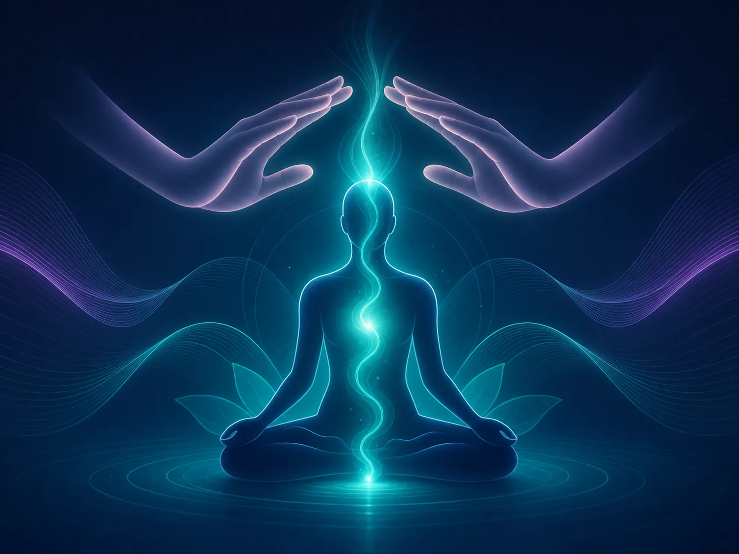 Illustration representing Reiki