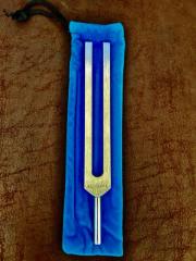 Biosonics 128 Hz Otto Weighted Tuning Fork – Deep Relaxation & Body Resonance Tool With Pouch