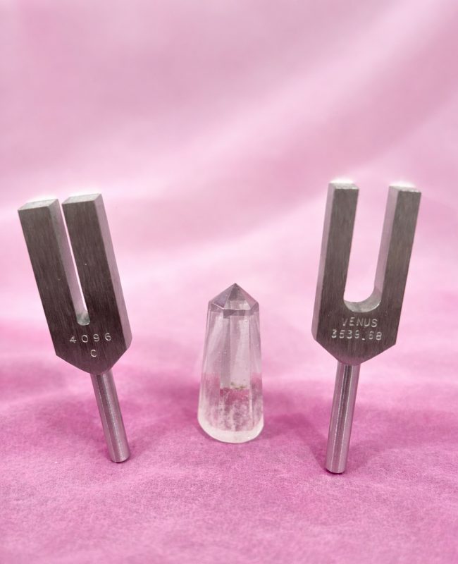 Bundle #2- Earth crystal tuner, Venus crystal tuner, and wand