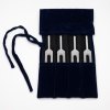 Solar Harmonic to Fibonacci Upgrade (Set of 4) now with Burgundy pouch on a clean BioSonics studio background