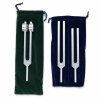 Beginner’s Set tuning forks only: 1 Set of Body Tuners unweighted C & G and 1 Otto 128 weighted on a clean BioSonics studio background