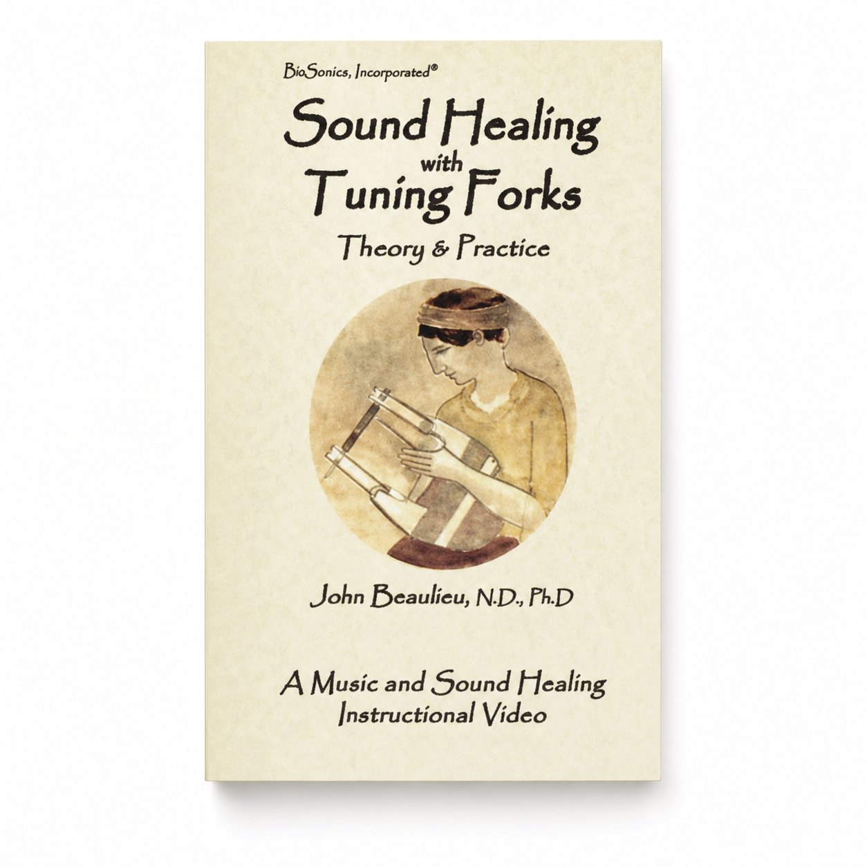 Sound Healing with Tuning Forks (Digital Download) on a clean BioSonics studio background