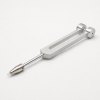 Gem Foot Point- “Clear Quartz” 6mm (Trigger Point) (does not include Otto Tuner) on a clean BioSonics studio background