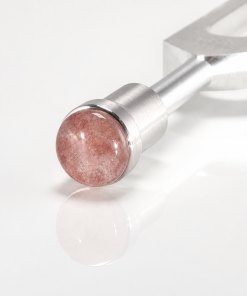 Gem Foot- “Strawberry Quartz” (15mm) (does not include Otto Tuner)
