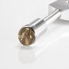 Gem Foot- “Smoky Quartz” (15mm) (does not include Otto Tuner) on a clean BioSonics studio background