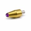 Golden Gem Foot Point- “Amethyst” 6mm (does not include Otto Tuner) on a clean BioSonics studio background